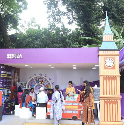 British Council Booth Activation Dhaka Lit Fest 2019