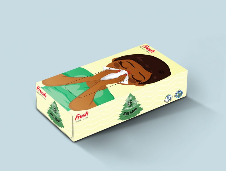 Fresh Balsam Medicated Tissues