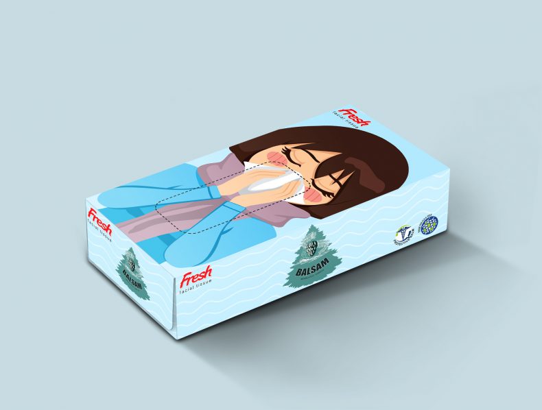 Fresh Balsam Medicated Tissues